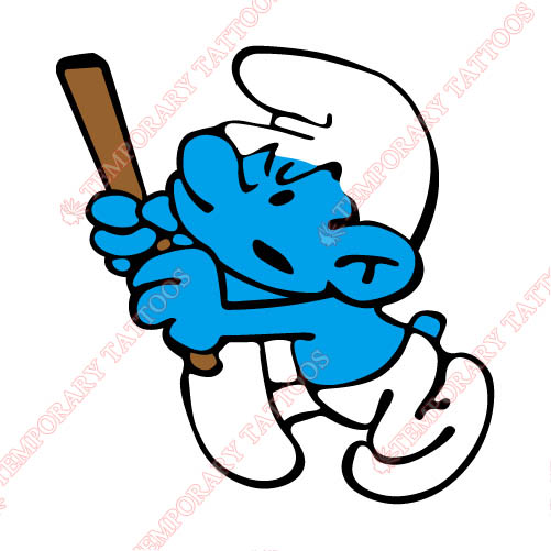 The Smurfs Customize Temporary Tattoos Stickers NO.3459